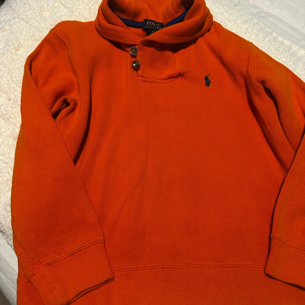 Polo by Ralph Lauren boys  Vibrant Orange Turtleneck Sweater